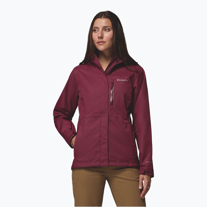 Regenjacke Damen Columbia Pouring Adventure III rich wine 4