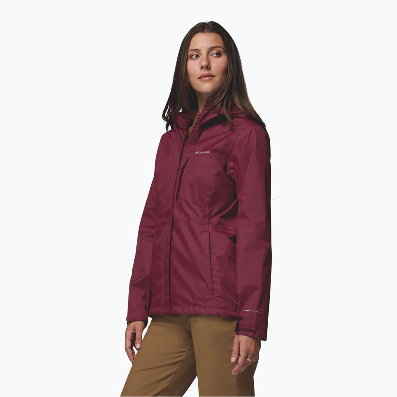Regenjacke Damen Columbia Pouring Adventure III rich wine 5