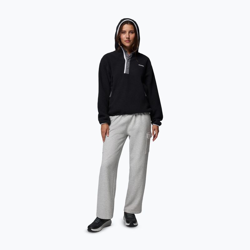 Damen-Fleecejacke Columbia Helvetia II Hoodie black 2