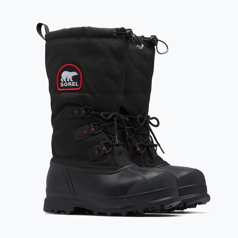 Herren-Winterstiefel Sorel Glacier XT black/red quar 4