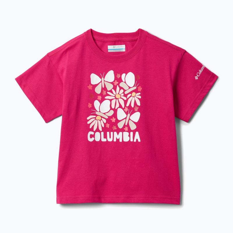 Kinder T-Shirt Columbia Mission Lake II SS Graphic guava pink/floral frenzy
