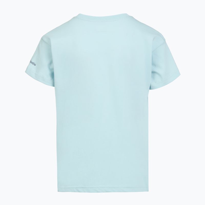 Kinder T-Shirt Columbia Mission Lake II SS Graphic marine light/bubbly scoped view 2