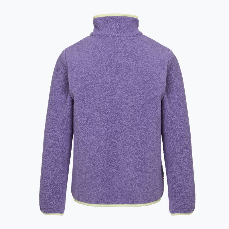 Kinder-Fleecejacke Columbia Halvetia II Half Snap Fleece stormwatch/lavender pearl 2