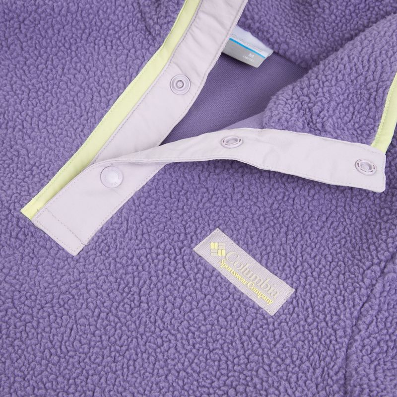 Kinder-Fleecejacke Columbia Halvetia II Half Snap Fleece stormwatch/lavender pearl 3