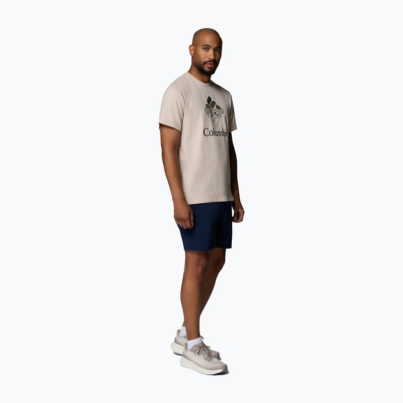 Herren T-Shirt Columbia CSC Seasonal Graphic dark stone/heavenly stacked gem 2