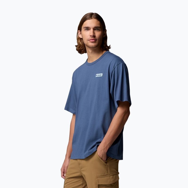 Herren T-Shirt Columbia CSC Heavyweight Iconic Tee dark mountain/csc box logo 4