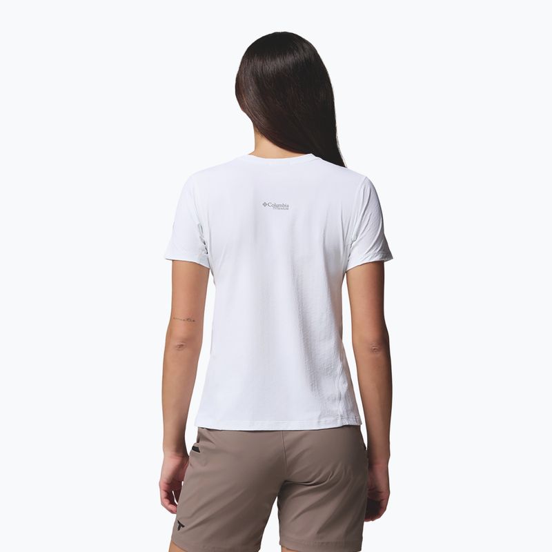 Damen T-Shirt Columbia Diamond Peak Pro white 3