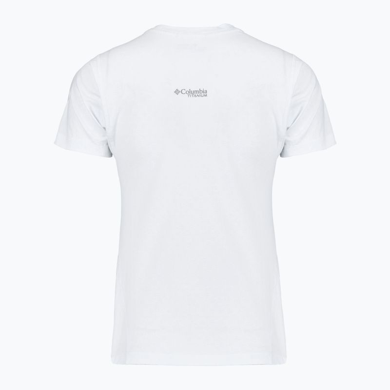Damen T-Shirt Columbia Diamond Peak Pro white 2