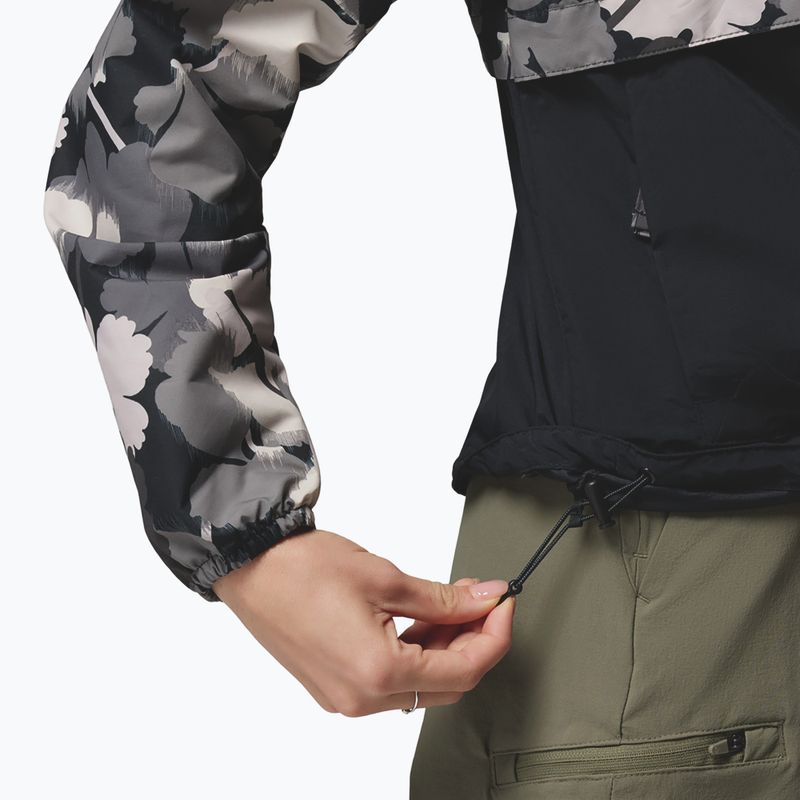 Damen-Windjacke Columbia Spire Valley Printed Windbreaker black ikatbloom print/black 6