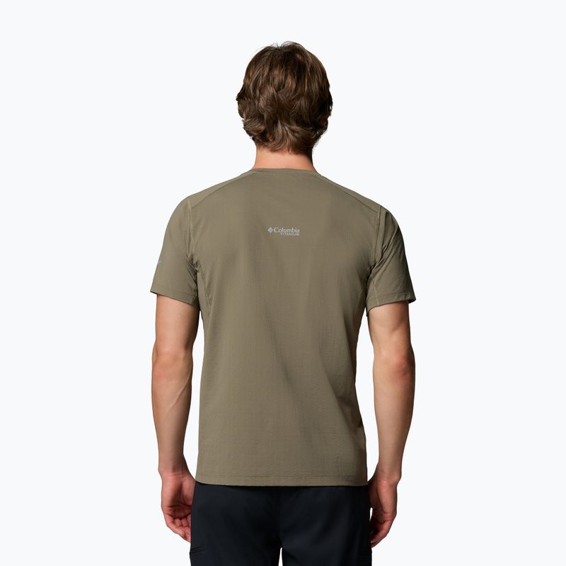 Herren T-Shirt Columbia Diamond Peak Pro stone green 3