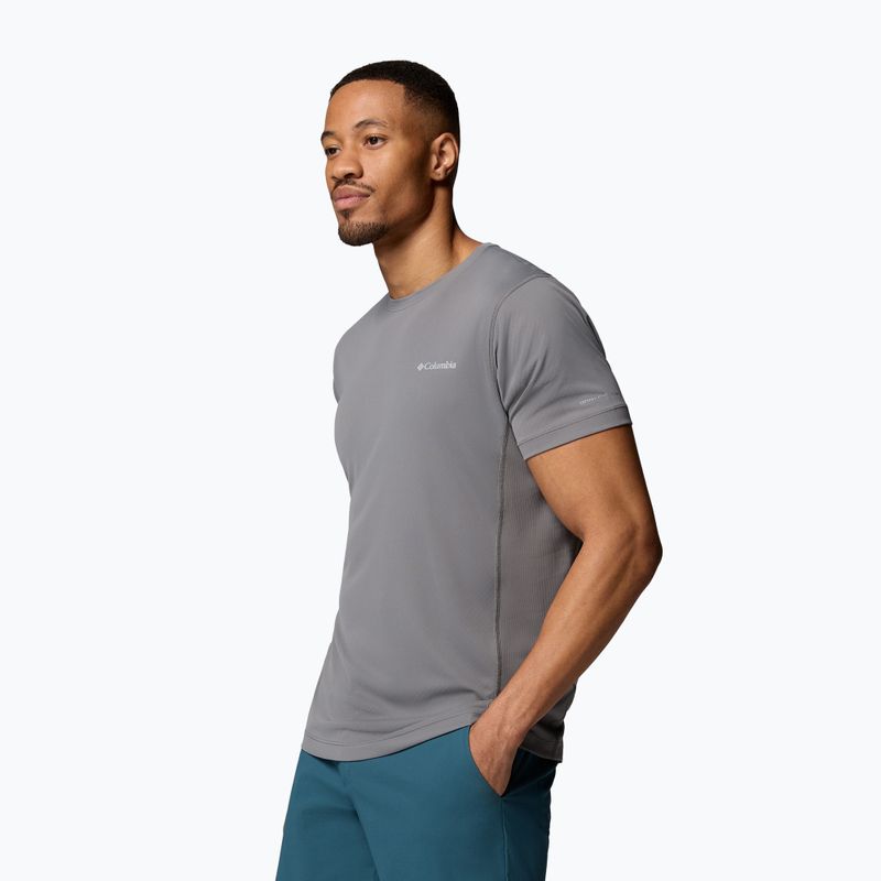 Herren T-Shirt Columbia Diamond Peak Pro city grey 4