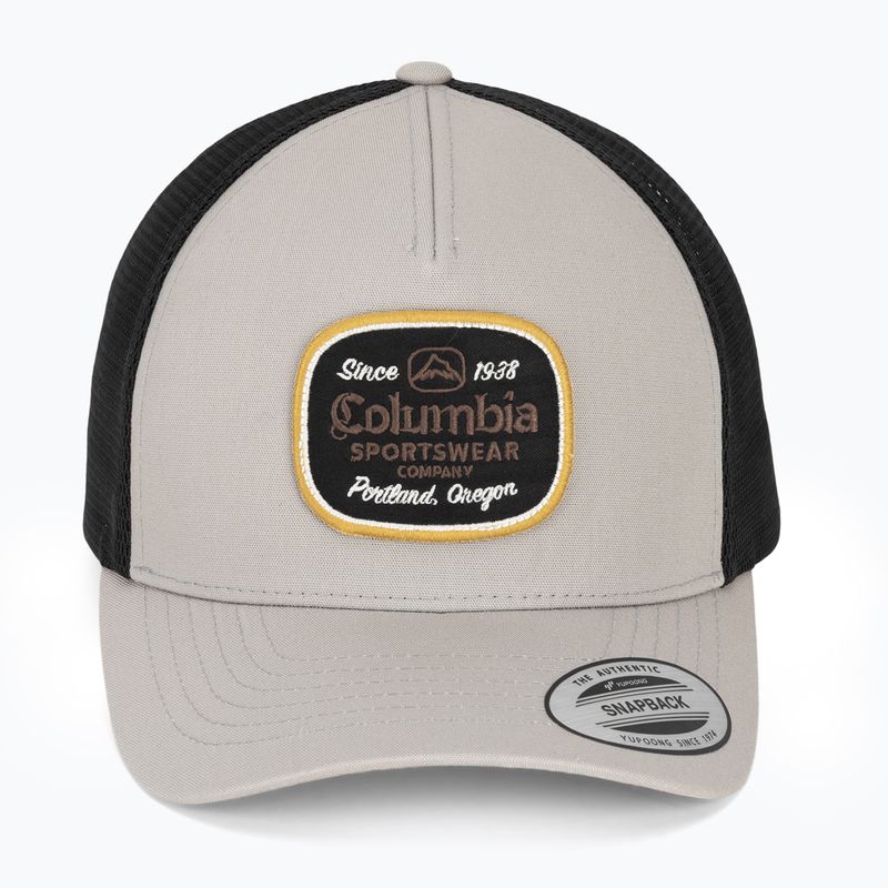 Basecap Columbia Road Ready Snap Back flint grey/beer label 2