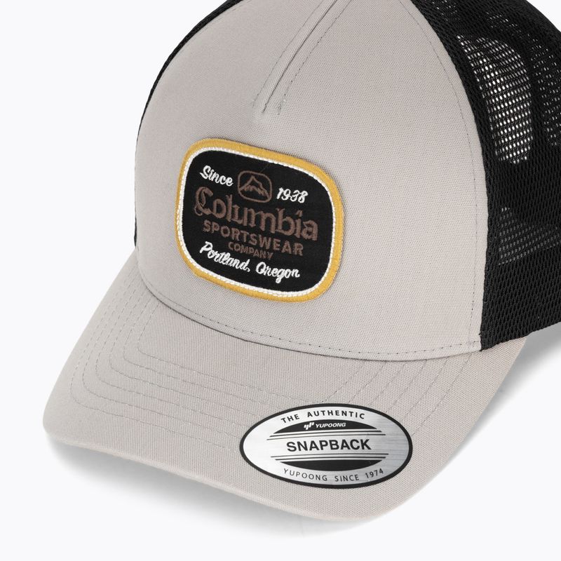 Basecap Columbia Road Ready Snap Back flint grey/beer label 3