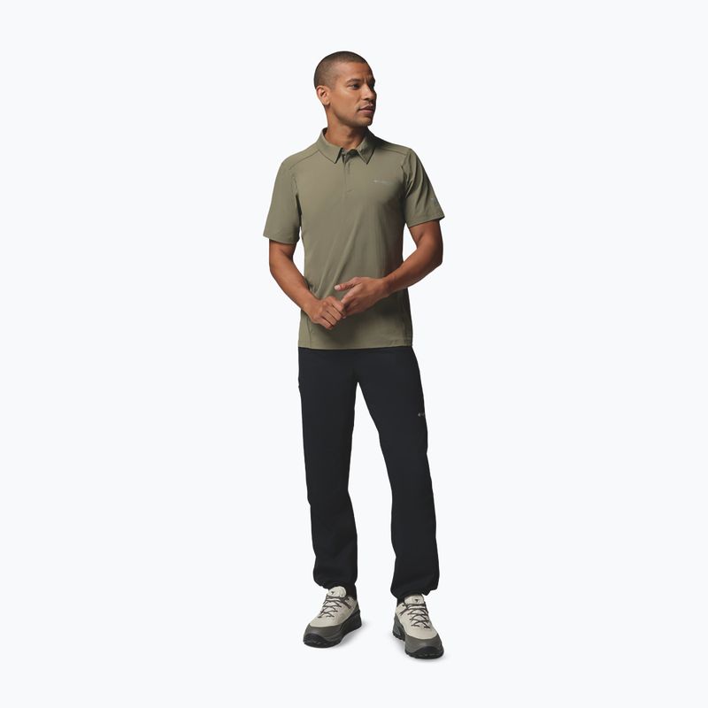 Herren T-Shirt Columbia Diamond Peak Pro Polo stone green 2