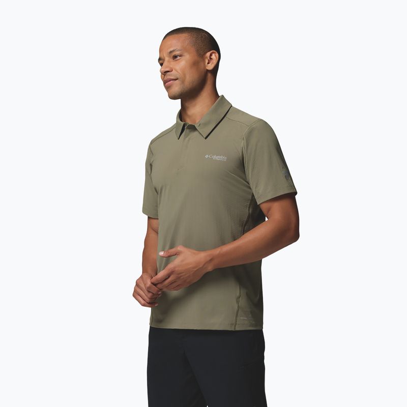 Herren T-Shirt Columbia Diamond Peak Pro Polo stone green 4