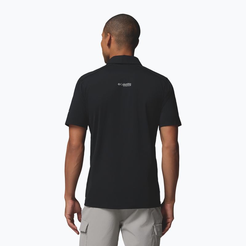 Herren T-Shirt Columbia Diamond Peak Pro Polo black 3