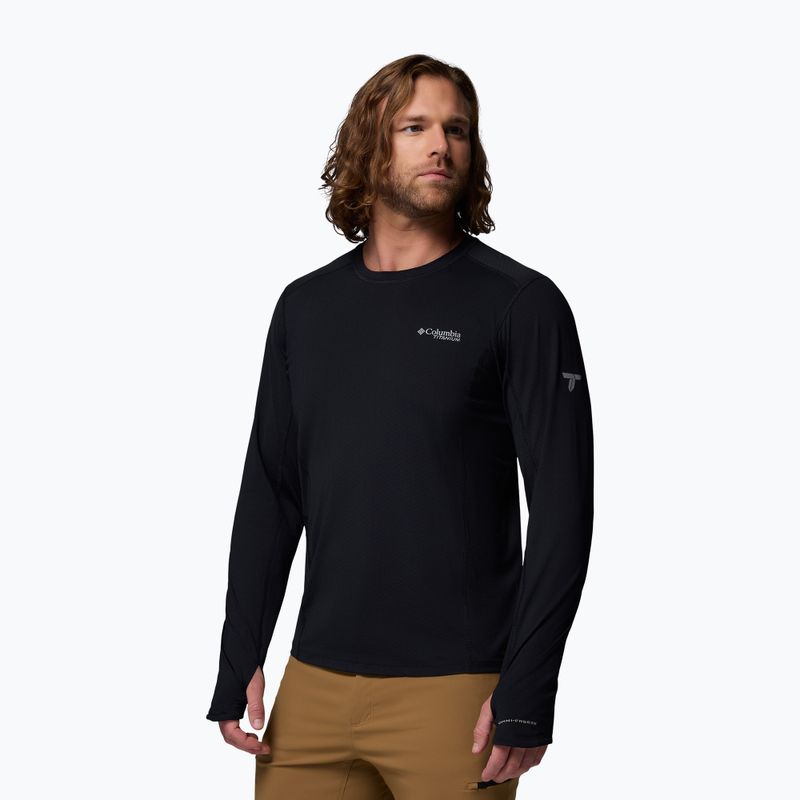 Herren-Langarmshirt Columbia Diamond Peak Pro Crew black 4