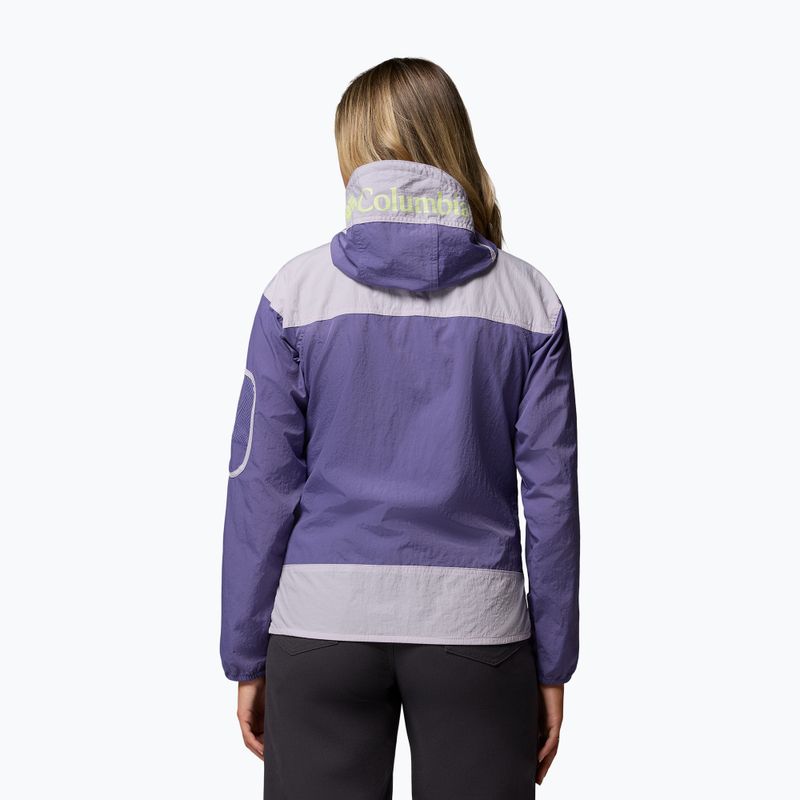 Damen-Windjacke Columbia Challenger II Windbreaker stormwatch/lavender pearl 3