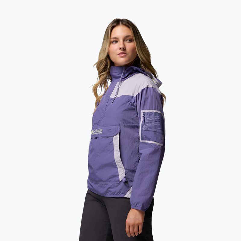 Damen-Windjacke Columbia Challenger II Windbreaker stormwatch/lavender pearl 4