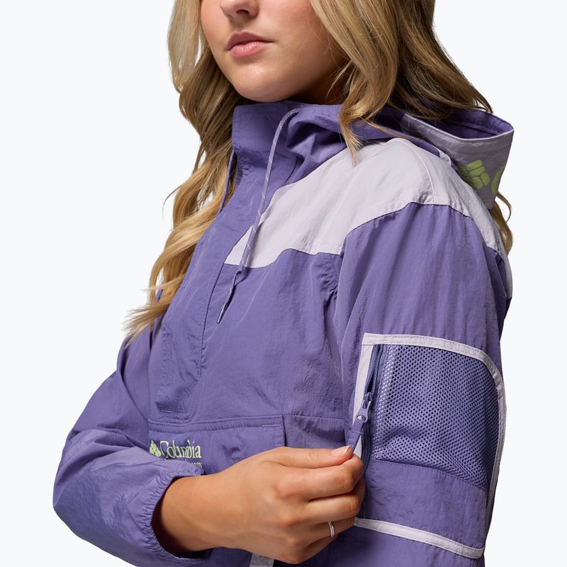 Damen-Windjacke Columbia Challenger II Windbreaker stormwatch/lavender pearl 6