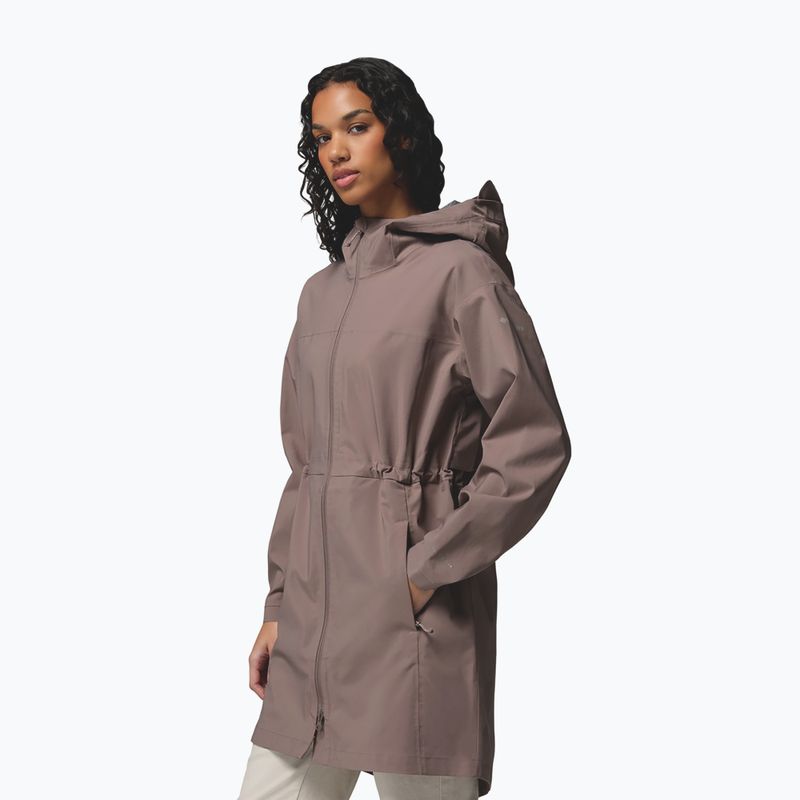 Damen-Regenmantel Columbia Weekend Adventure II Long Shell iron 4