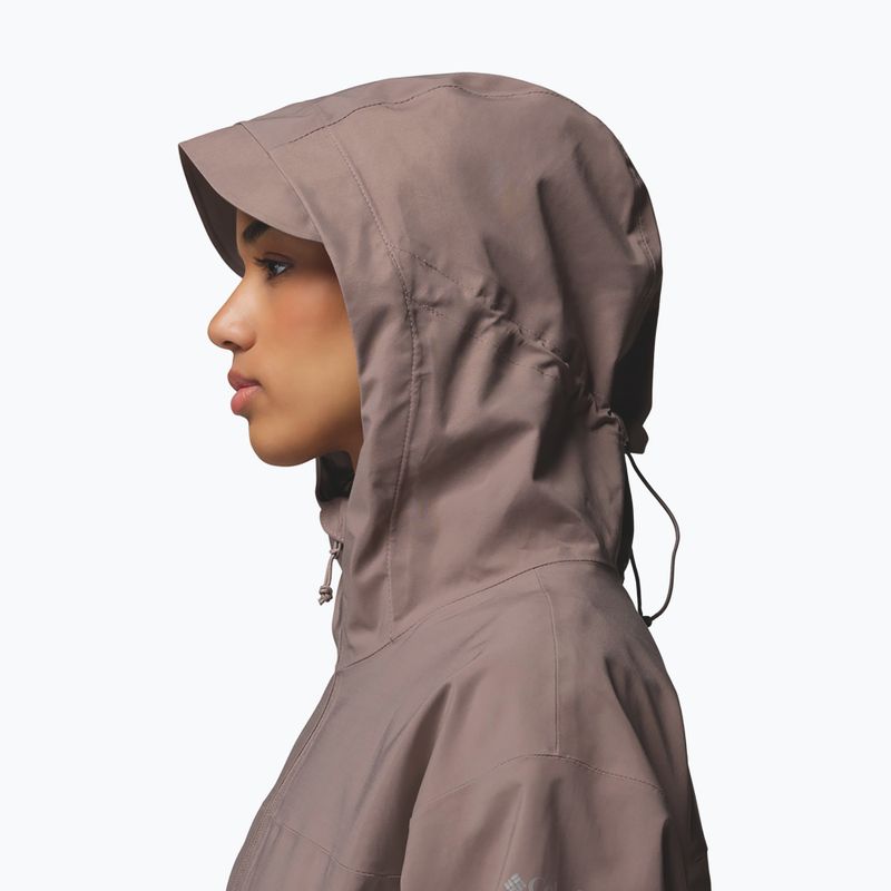 Damen-Regenmantel Columbia Weekend Adventure II Long Shell iron 9