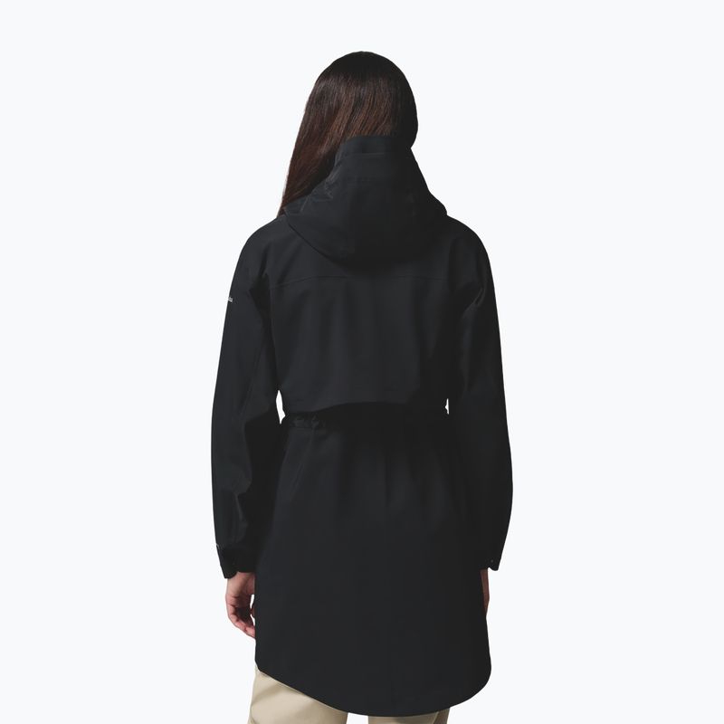 Damen-Regenmantel Columbia Weekend Adventure II Long Shell black 3