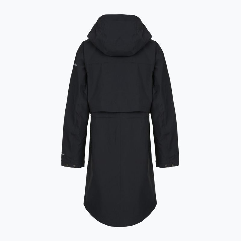 Damen-Regenmantel Columbia Weekend Adventure II Long Shell black 2