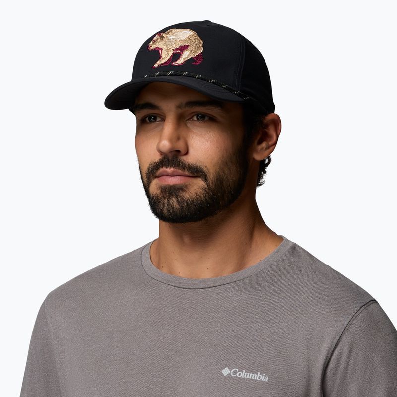 Basecap Columbia Ecoscape 3D Stretch Snapback black/bear 4