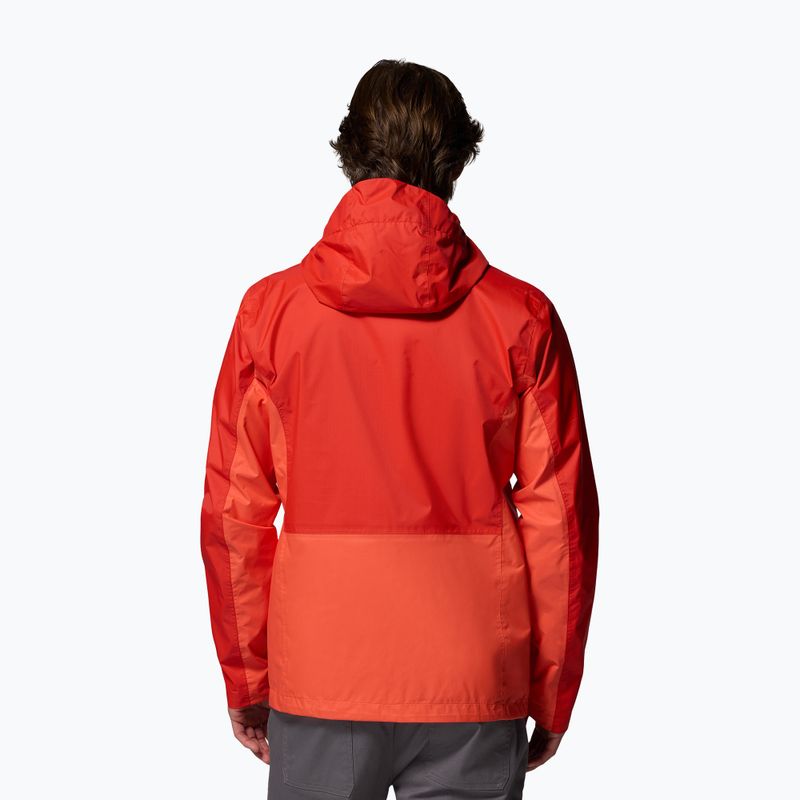 Herren-Regenjacke Columbia Pouring Adventure III super sonic/zing 3