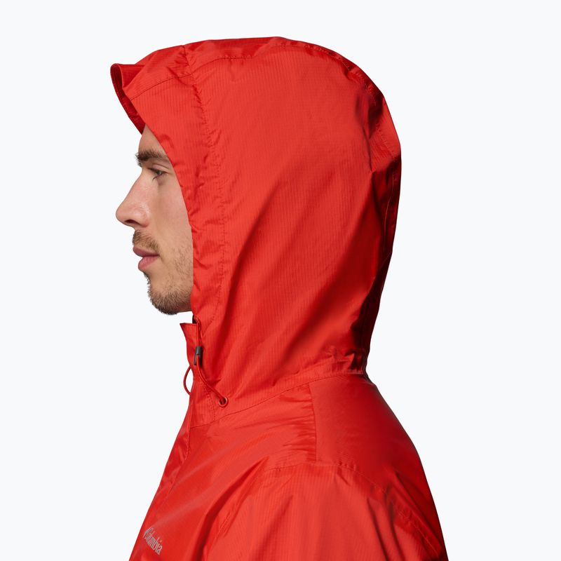 Herren-Regenjacke Columbia Pouring Adventure III super sonic/zing 6