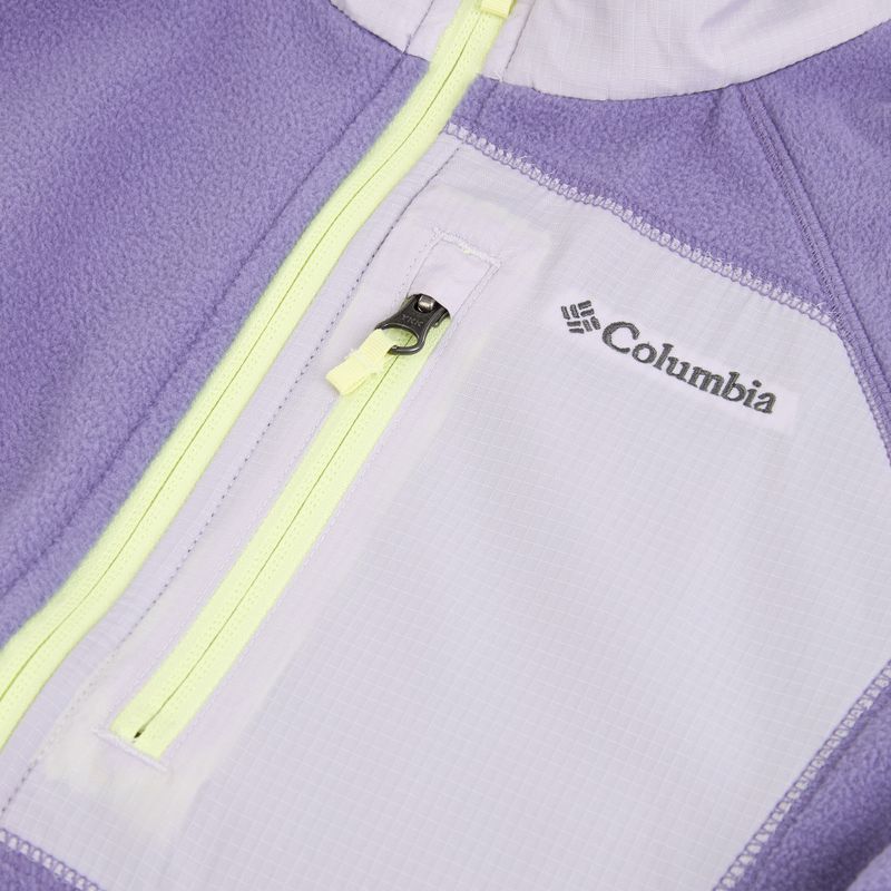 Kinder-Fleecejacke Columbia Fast Trek V Full Zip stormwatch/lavender pearl 3