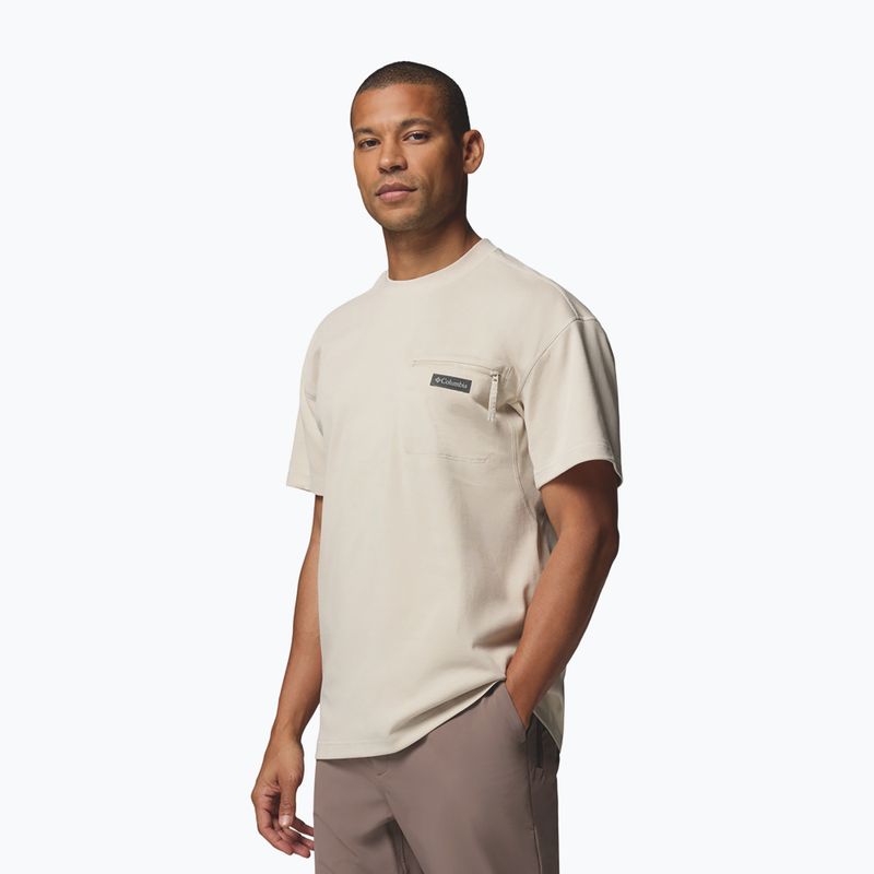 Herren-Shirt Columbia Echo Passage SS Crew dark stone 4