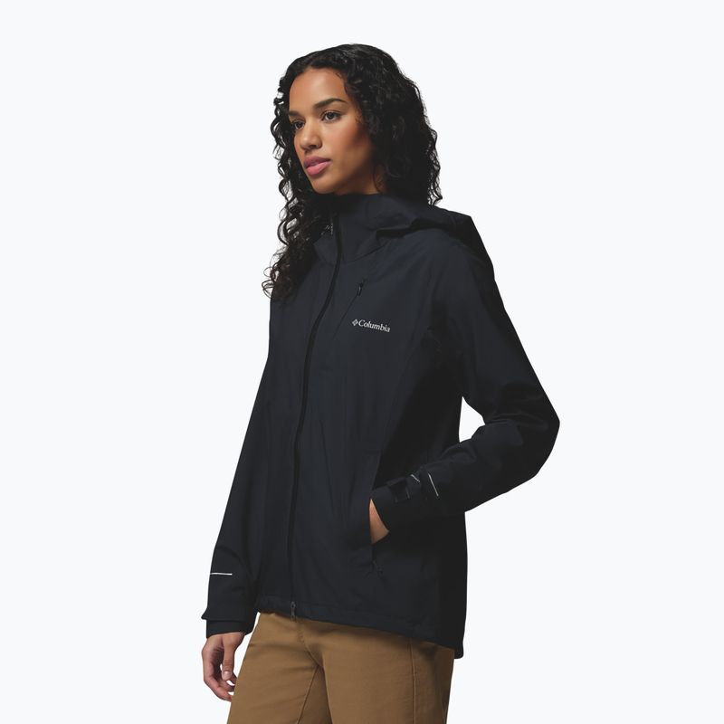 Damen-Softshelljacke Columbia Trailborne 2.5L Shell black 5