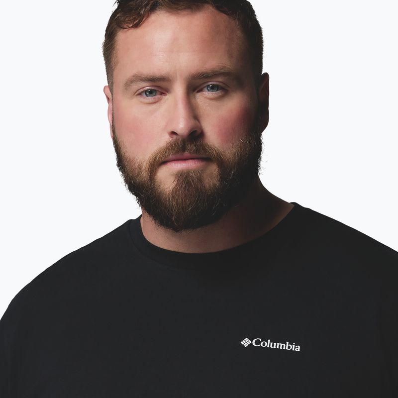 Herren T-Shirt Columbia CSC Outdoor back graphic black/scoped view 5