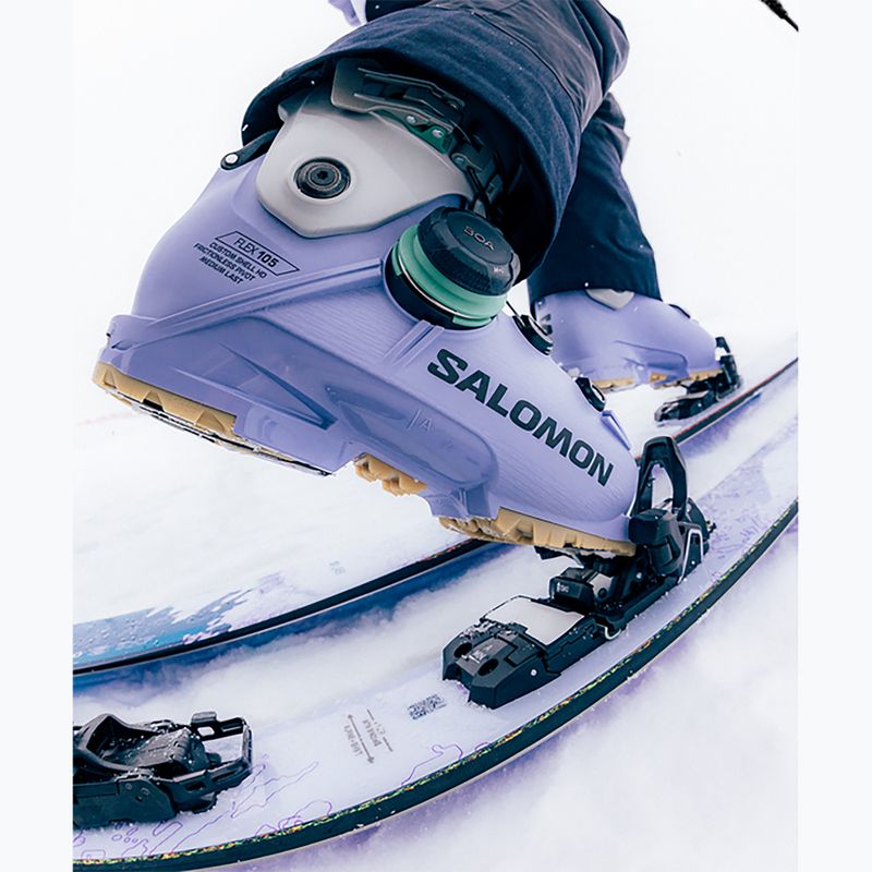 Damen-Skischuhe Salomon Shift Supra S Boa 105 W GW cosmic sky/cool gray 5/shale green 7