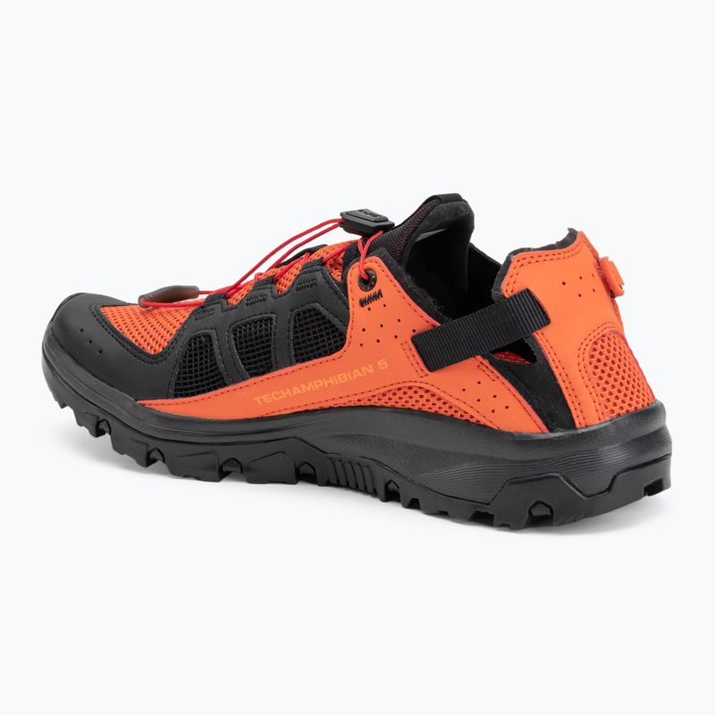 Salomon Techamphibian 5 Herren Wanderschuhe redora/schwarz/turmer 3