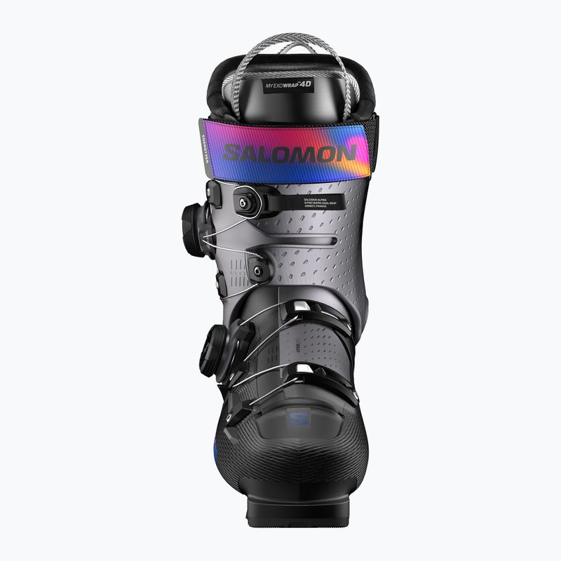 Damen-Skischuhe Salomon S/Pro Supra Dual Boa 115 W black/beluga metallic/beetroot purple 8