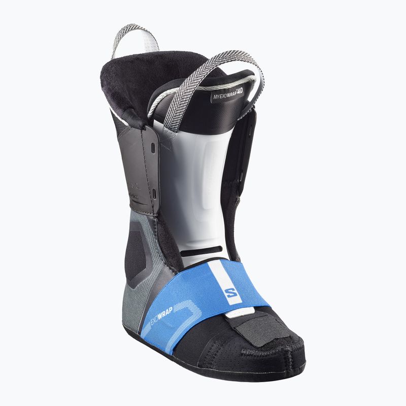 Damen-Skischuhe Salomon S/Pro Supra Dual Boa 115 W black/beluga metallic/beetroot purple 10