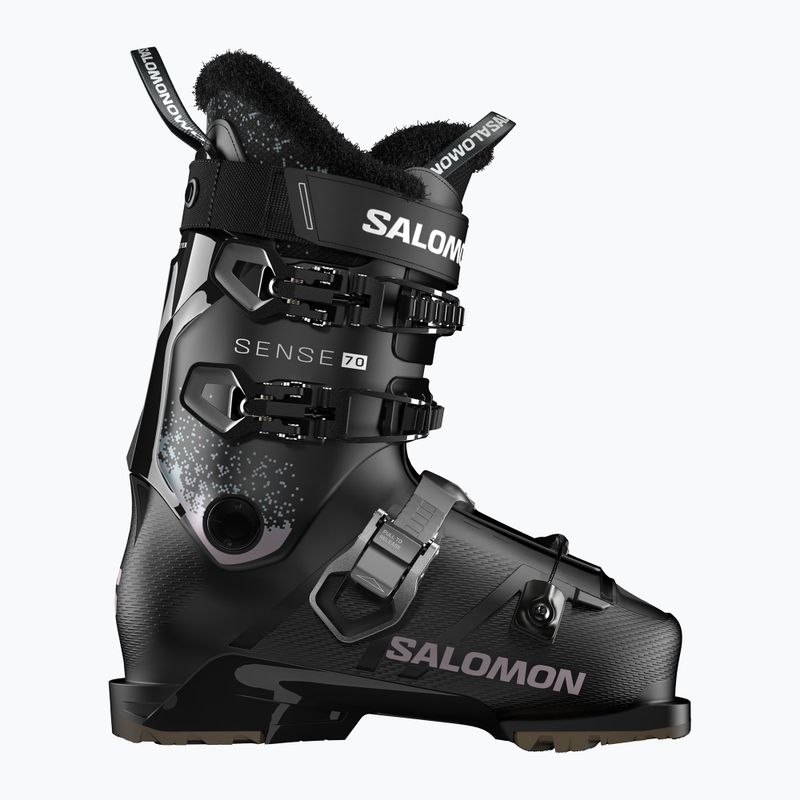 Damen-Skischuhe Salomon S/Pro Sense 70 W GW black/black/oil green 6