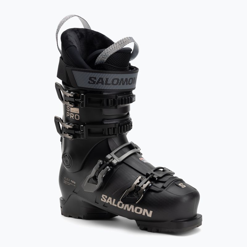Herren-Skischuhe Salomon S/Pro Delta 100 GW Black/Black/Titanium Met. Pd