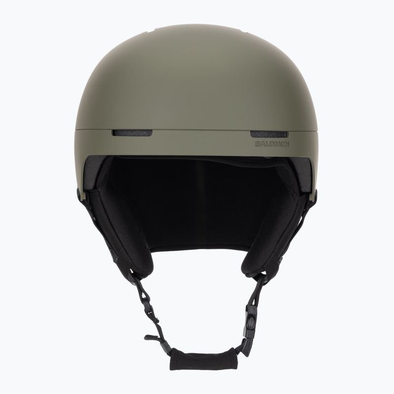 Skihelm Salomon Brigade Index olive night 2