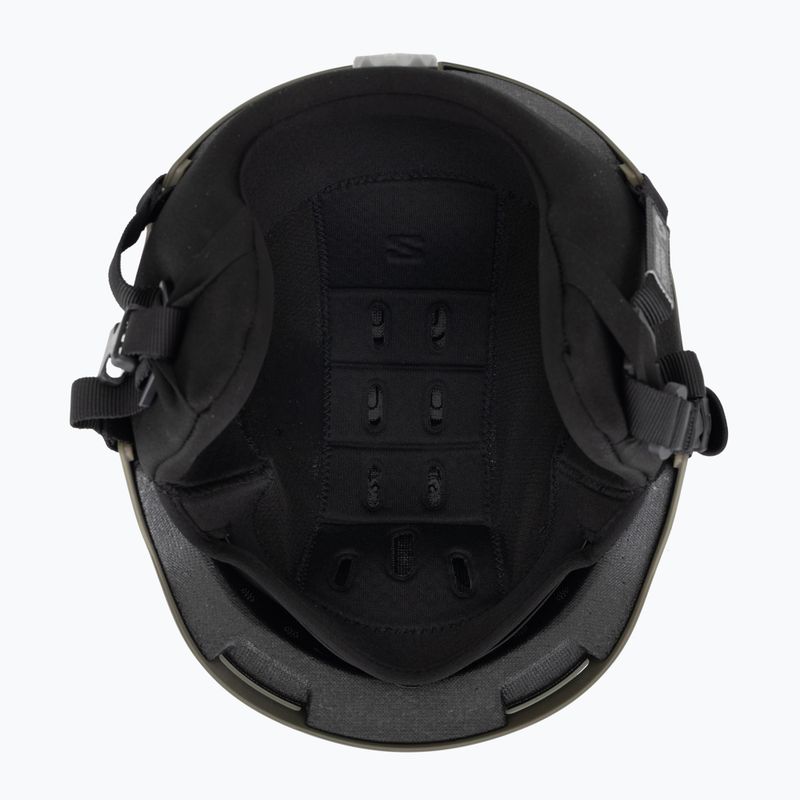Skihelm Salomon Brigade Index olive night 5