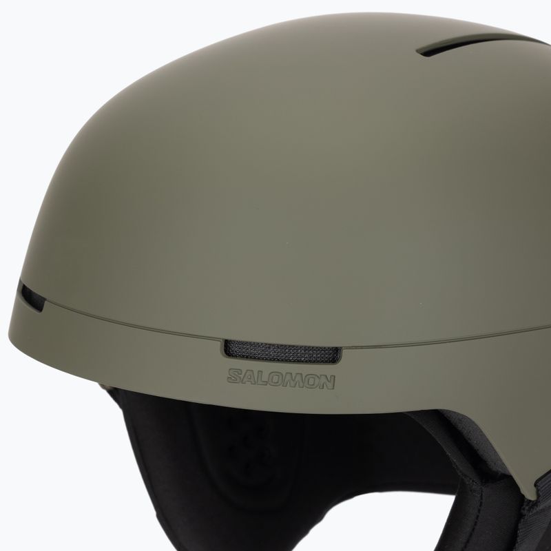 Skihelm Salomon Brigade Index olive night 7