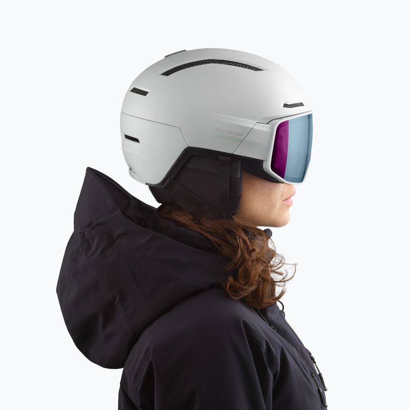Skihelm Salomon Driver Prime Sigma Plus ice flow/sigma sky blue/sigma ice blue 7