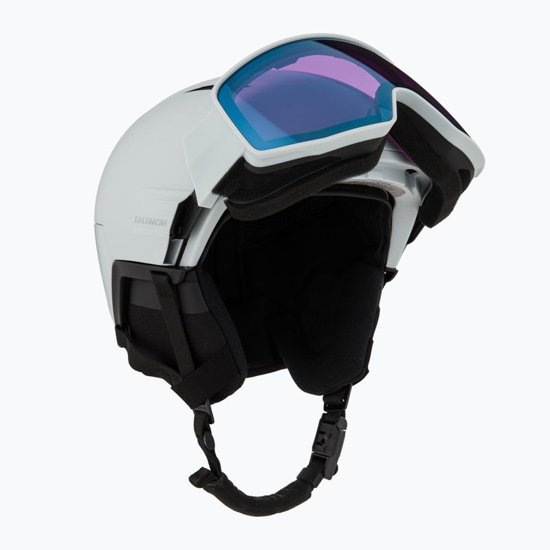 Skihelm Salomon Driver Prime Sigma Plus ice flow/sigma sky blue/sigma ice blue 11
