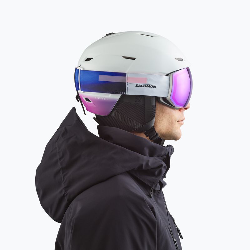Skihelm Salomon Pioneer LT Pro white 5