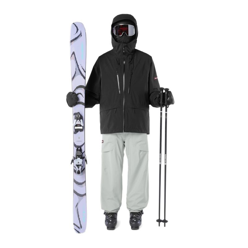 Skihelm Salomon Brigade Index black 6