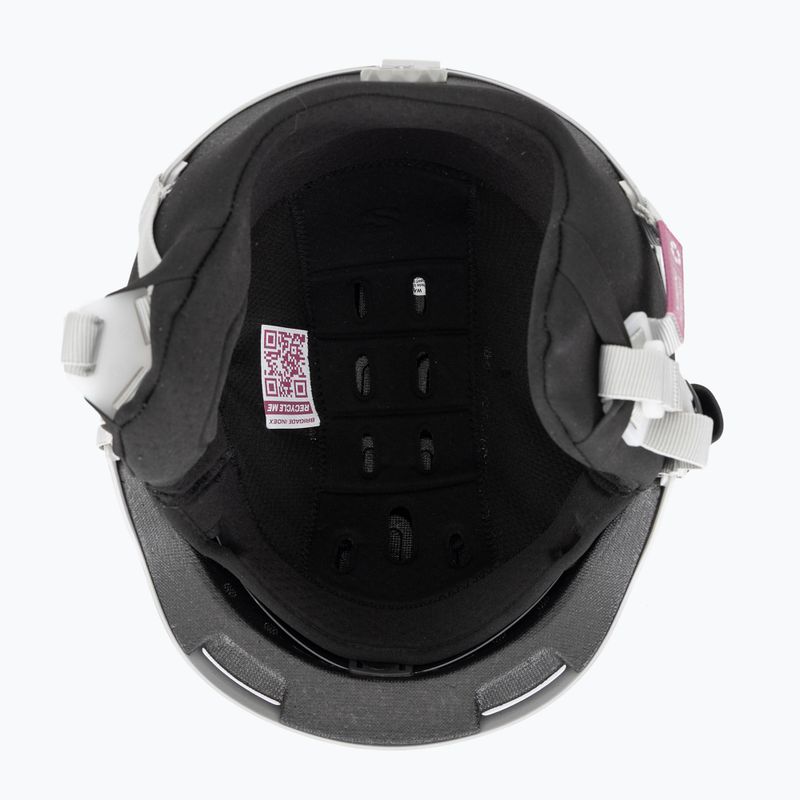 Skihelm Salomon Brigade Index grey violet 5