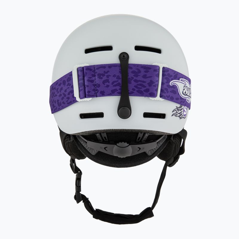 Kinder-Skihelm Salomon Player Combo + Skibrille XV Jr ice flow/ice flow mid blue 4